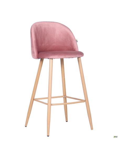 Барный стул Bellini бук/pink