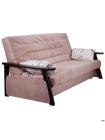 Диван Гермес ППУ Kolibri Latte (чехол, короб, подлокотники), Rainwing 219 2 (подушки)
