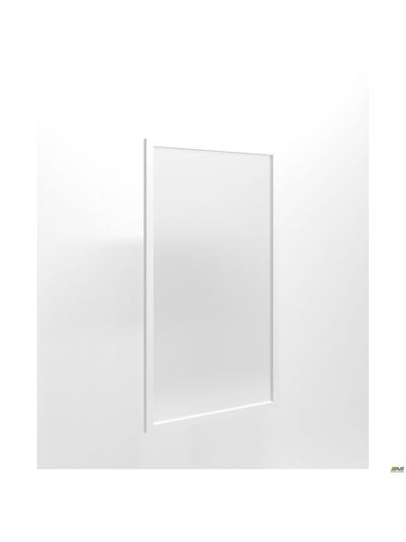 Фасад стекло Delta DL-712L (426х784х20мм) профиль белый