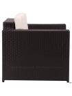 Комплект мебели Santo из ротанга Elit (SC-B9508) Brown MB1034 ткань A13815