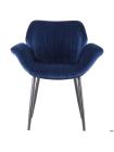 Кресло Alphabet M black/royal blue