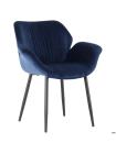 Кресло Alphabet M black/royal blue