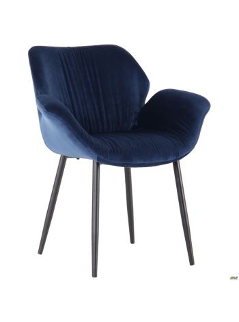 Кресло Alphabet M black/royal blue