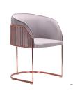 Кресло Kagu, rose gold, light grey