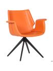 Кресло Vert orange leather