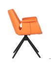 Кресло Vert orange leather