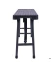 Лавочка складна Джилі пластик Rattan Black