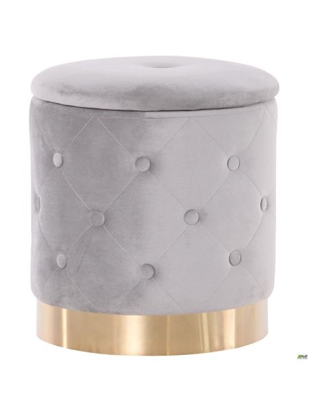 Пуф Janett Grey / Golden Chrom