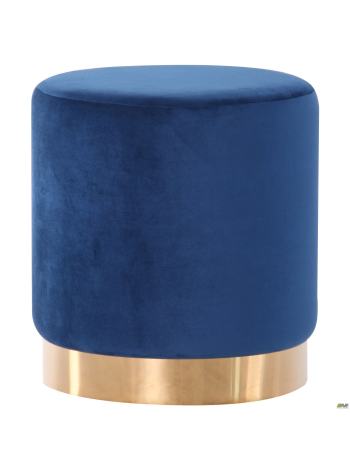 Пуф Madrid Blue / Golden Chrom