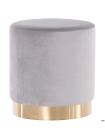Пуф Madrid Grey / Golden Chrom