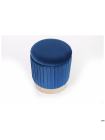 Пуф Monte Blue / Golden Chrom