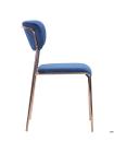 Стул Alphabet A gold/royal blue