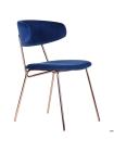 Стул Alphabet B gold/royal blue