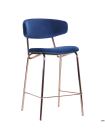 Стул Alphabet C gold/royal blue