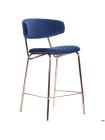 Стул Alphabet C gold/royal blue