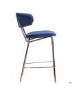 Стул Alphabet C gold/royal blue