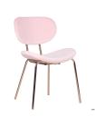 Стул Alphabet D gold/pink
