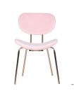 Стул Alphabet D gold/pink