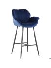 Стул барный Alphabet N black/royal blue