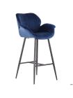Стул барный Alphabet N black/royal blue