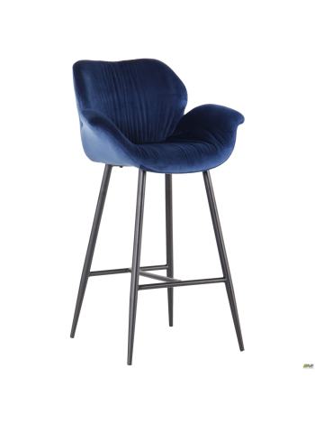 Стул барный Alphabet N black/royal blue