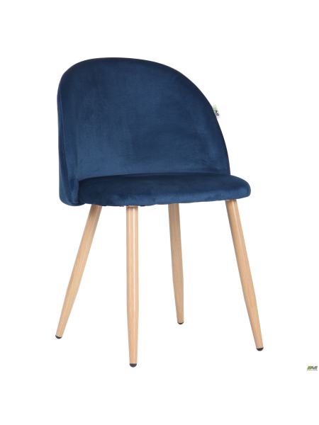 Стул обеденный Sherry beech/blue velvet