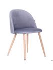 Стул обеденный Sherry beech/dark grey velvet