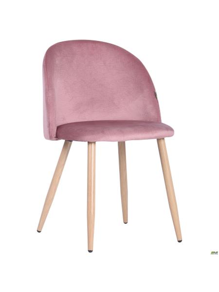 Стул обеденный Sherry beech/pink velvet