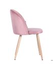 Стул обеденный Sherry beech/pink velvet