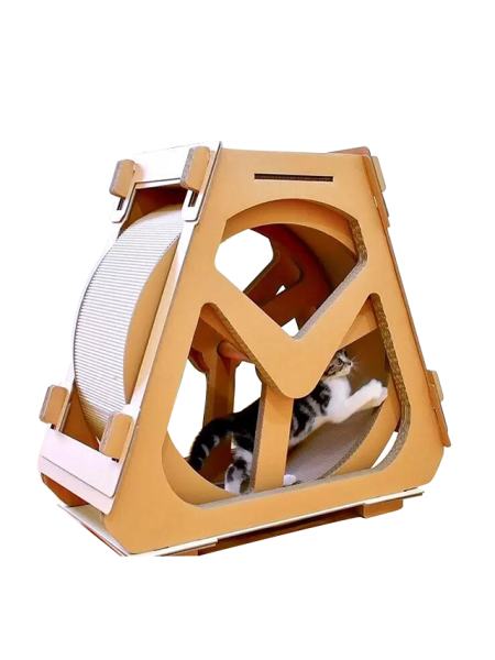 Когтеточка, дряпка - домик из картона для кошек Avko ACS023