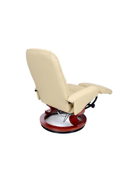 Кресло для отдыха Avko Style AR03 Beige массажем и подогревом