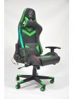 Кресло геймерское, компютерное Avko Style AG70670 Green RGB подсветка