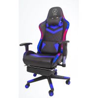 Кресло геймерское, компютерное Avko Style AG72810 Blue RGB подсветка