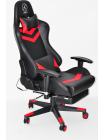 Кресло геймерское, компютерное Avko Style AG72820 Red RGB подсветка