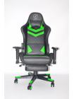 Кресло геймерское, компютерное Avko Style AG72830 Green RGB подсветка