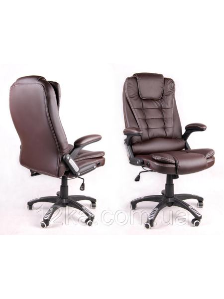 Кресло компютерное, офисное  AVKO Style АV02MH Brown массаж/ подогрев