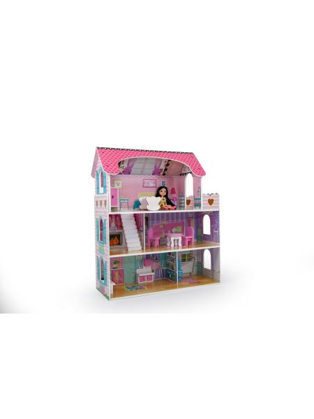 Кукольный домик игровой AVKO Вилла Флоренция + 2 куклы