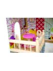 Кукольный домик игровой AVKO Вилла Венеция + LED подсветка + 2 куклы