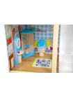 Кукольный домик игровой AVKO Вилла Верона + LED подсветка + 2 куклы
