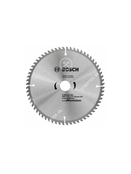 Bosch Eco for Aluminium Диск пильный 230х30 Z64
