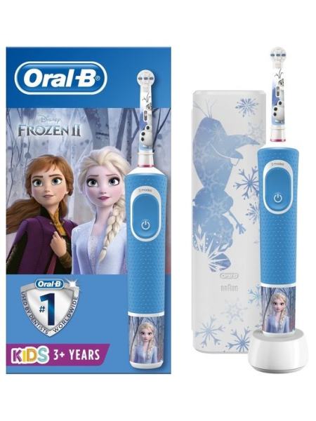 Зубная электрощетка Braun ORAL-B щетка 3+ D100.413.2KX Frozen II 3710