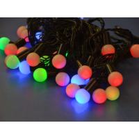 Гирлянда шарики разноцветные LED 40 18 мм