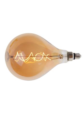 Лампа светодиодная E27 LED 4W WW A165S COG (amber)