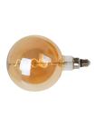 Лампа светодиодная E27 LED 4W WW G200 COG (amber)