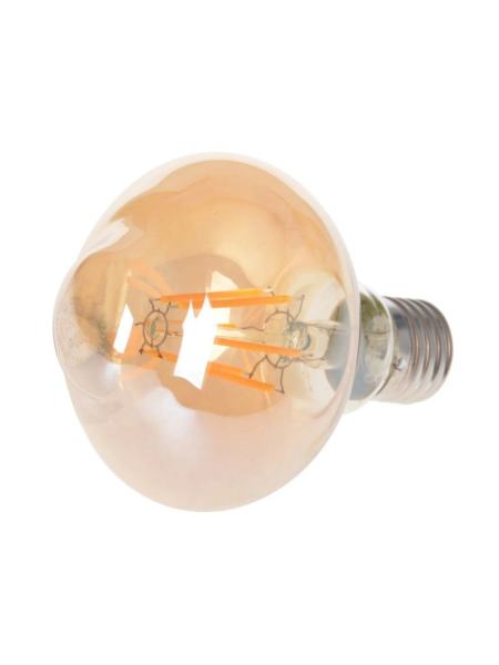 Лампа светодиодная (мат. золото) E27 LED 6W WW T80 COG