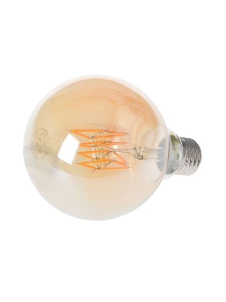 Лампа светодиодная (мат. золото) E27 LED 8W WW 5 COG