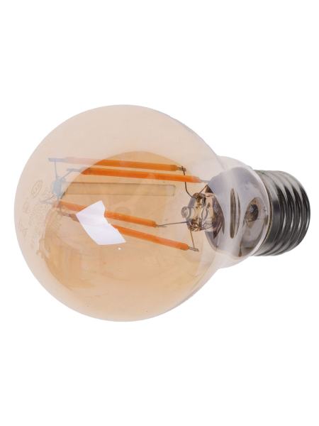 Лампа светодиодная (мат. золото) E27 LED 8W WW A60 COG