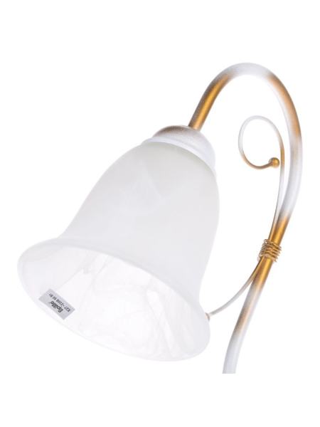Настольная лампа флористика декоративная BKL-470T/1 E27 WH