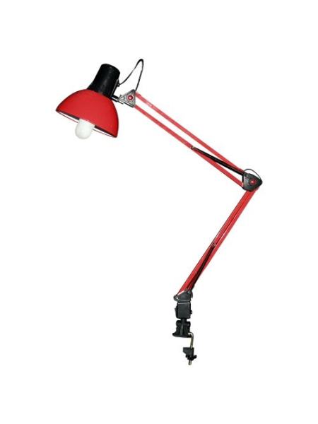 Настольная лампа на гибкой ножке на струбцине MTL-07 red/black