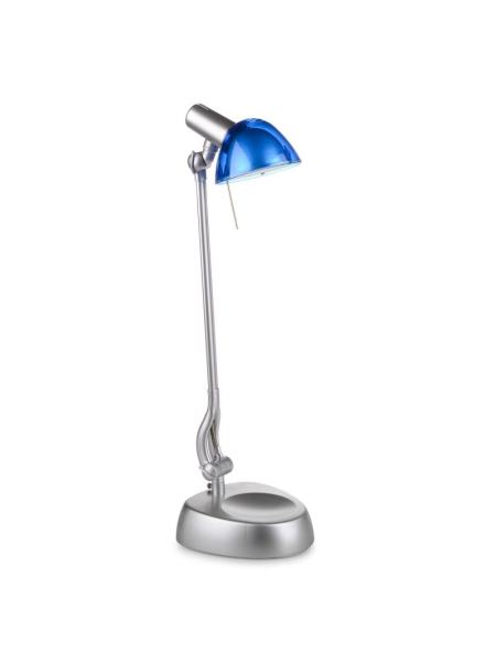 Настольная лампа на гибкой ножке офисная SL-06 BLUE